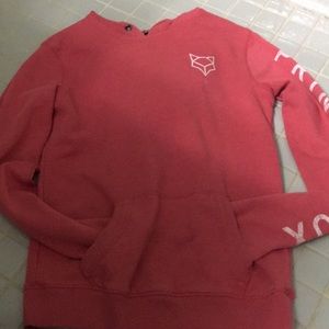 Dark pink hoodie